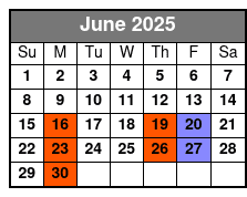 Decades Pierce Arrow June Schedule