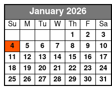 Pierce Arrow Gospel January Schedule