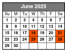 Once Upon A Fairytale June Schedule