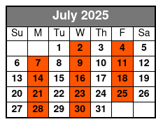 Million Dollar Quartet Show July Schedule
