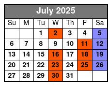 Classic Rock Icons July Schedule