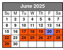 Showboat Branson Belle Dinner Cruise June Schedule