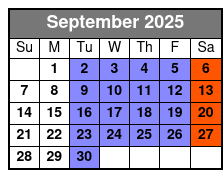 Showboat Branson Belle Dinner Cruise September Schedule