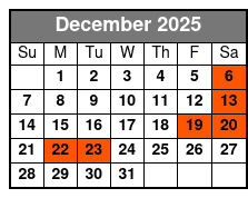 Showboat Branson Belle Christmas Show Lunch Cruise December Schedule
