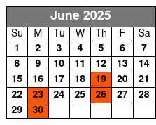 Phil Dalton Theater of Illusions June Schedule