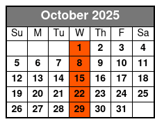 Queens of Soul October Schedule