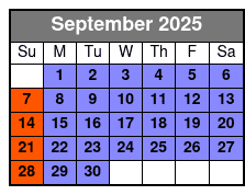 Veterans Memorial Museum September Schedule