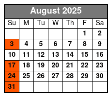Southern Gospel Sundays with The Frosts August Schedule