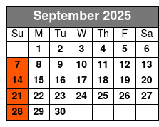 Southern Gospel Sundays with The Frosts September Schedule