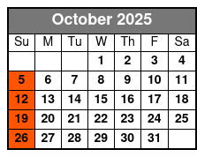 Southern Gospel Sundays with The Frosts October Schedule