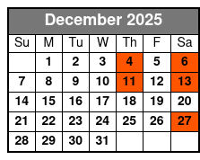 Aaron Wayne - Sweet Dreams Comedy Hypnosis Show December Schedule