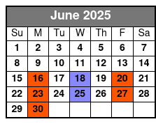The Sound of Simon & Garfunkel June Schedule