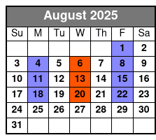 The Sound of Simon & Garfunkel August Schedule