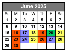 Where Jesus Walked June Schedule