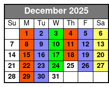 Where Jesus Walked December Schedule