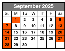 Grand Country's Pets and Giggles September Schedule