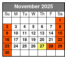 Grand Country's Pets and Giggles November Schedule