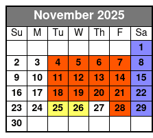 David at Sight & Sound Theatres Preferred Seating November Schedule