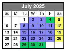 David at Sight & Sound Theatres Standard Seating July Schedule