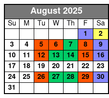 David at Sight & Sound Theatres Value Seating August Schedule
