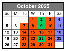 David at Sight & Sound Theatres Value Seating October Schedule
