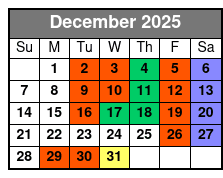 David at Sight & Sound Theatres Value Seating December Schedule