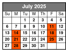 Country Forever  July Schedule