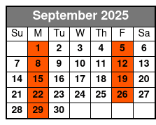 Country Forever  September Schedule