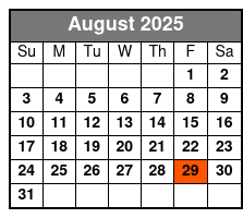 Ray On My Mind August Schedule