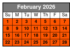 Bigfoot Branson Escape Rooms's Best Escape Rooms February Schedule