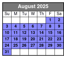Titanic - World's Largest Museum Attraction (Reservation Required) August Schedule