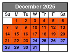 Titanic - World's Largest Museum Attraction (Reservation Required) December Schedule