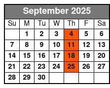 Baldknobbers Vintage Show September Schedule
