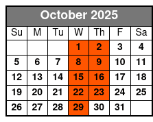 Baldknobbers Vintage Show October Schedule