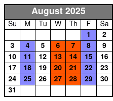 Baldknobbers Jamboree August Schedule