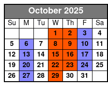 Baldknobbers Jamboree October Schedule