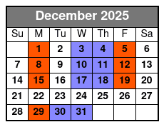 Baldknobbers Jamboree December Schedule
