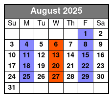 Baldknobbers Jamboree Show August Schedule