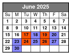 SIX June Schedule