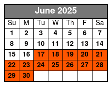 Hollywood Wax Museum June Schedule