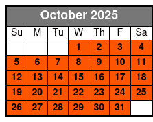 Hollywood Wax Museum October Schedule