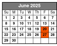 Country USA Late Show June Schedule