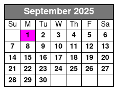 1 Day Silver Dollar City & 1 Day White Water 2 Park Ticket September Schedule
