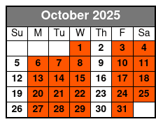 Comedy Jamboree October Schedule