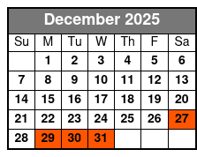 Comedy Jamboree December Schedule