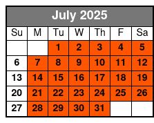 Comedy Jamboree July Schedule