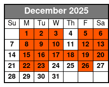 Comedy Jamboree Christmas Show December Schedule