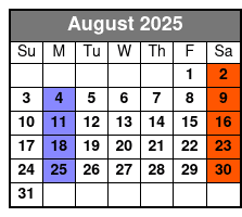 Doo Wop and More August Schedule
