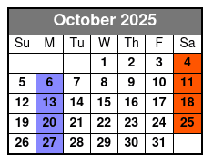 Doo Wop and More October Schedule
