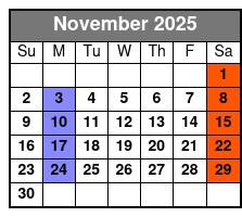 Doo Wop and More November Schedule